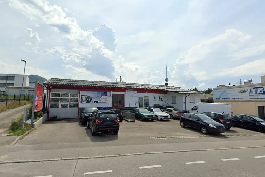 Außenansicht der Werkstatt in Reutlingen